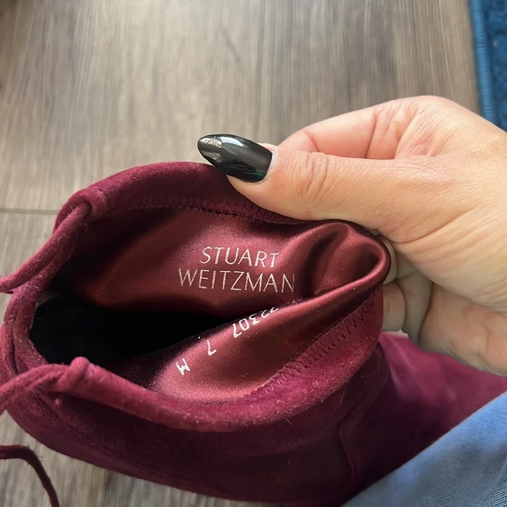 Stuart Weitzman Suede Booties - Picture 9 of 13